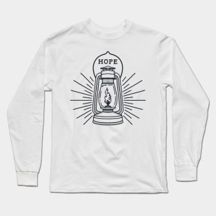 Lantern of Hope Illustration Long Sleeve T-Shirt